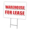 Signmission Warehouse For Lease Yard & Stake outdoor plastic coroplast window, C-1216-DS-Warehouse For Lease C-1216-DS-Warehouse For Lease - alternate 1